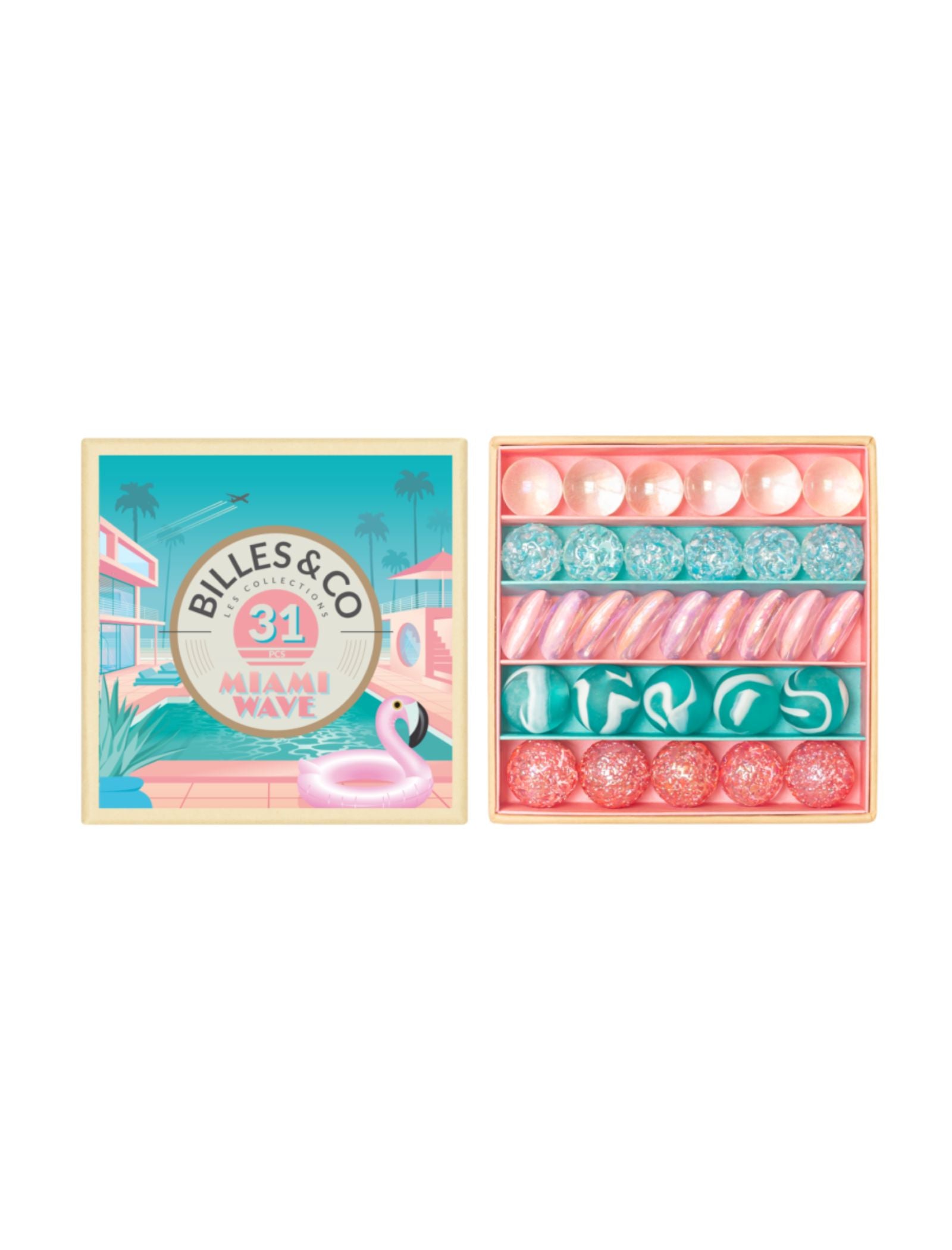 Juego de canicas Miami Wave - Mini Box