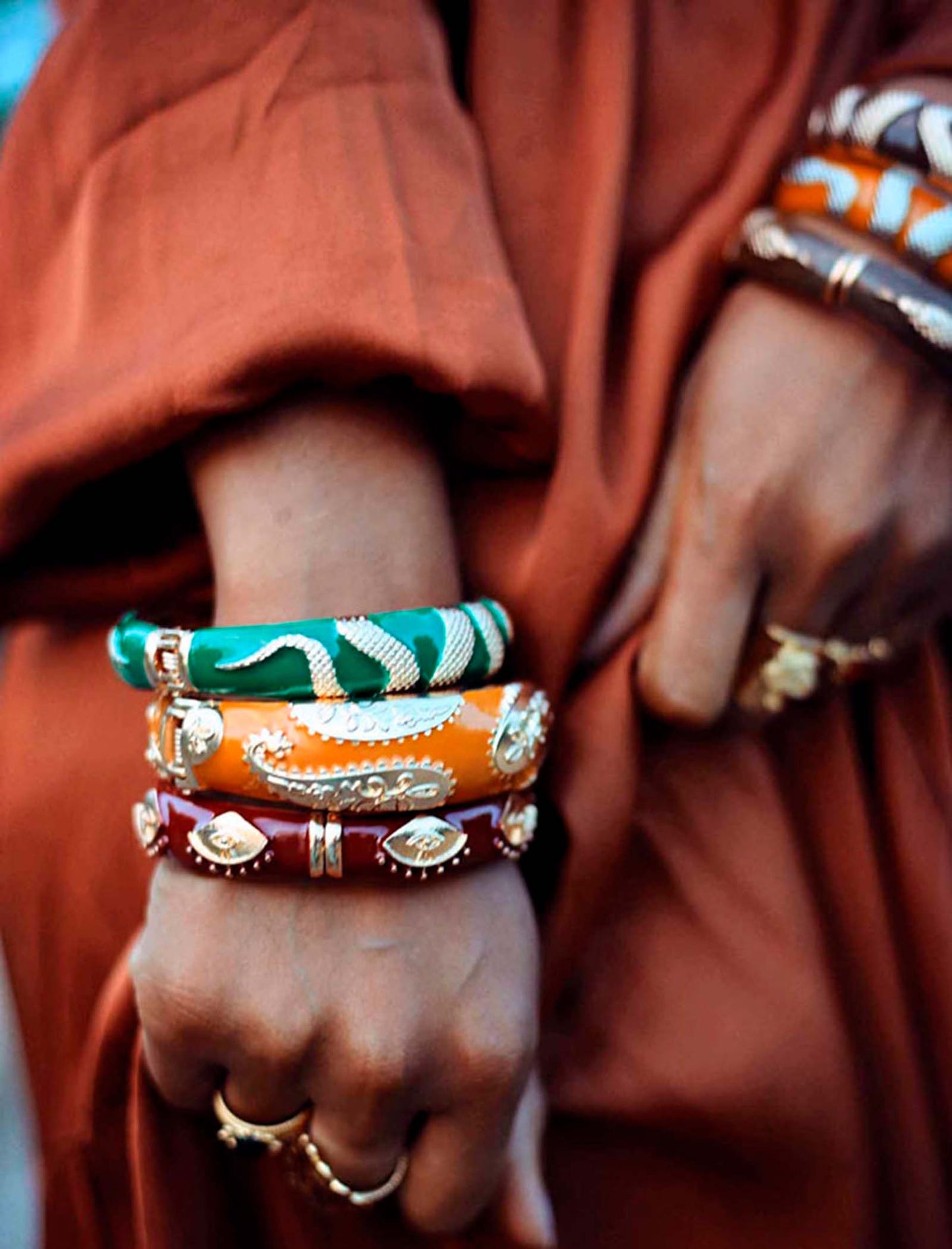 Pulsera Amok Cachemire Esmeralda