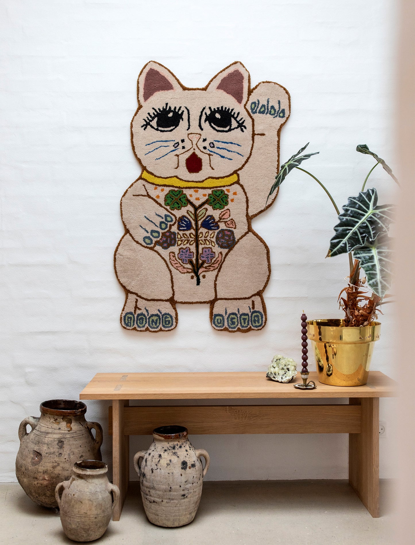 Alfombra lucky cat