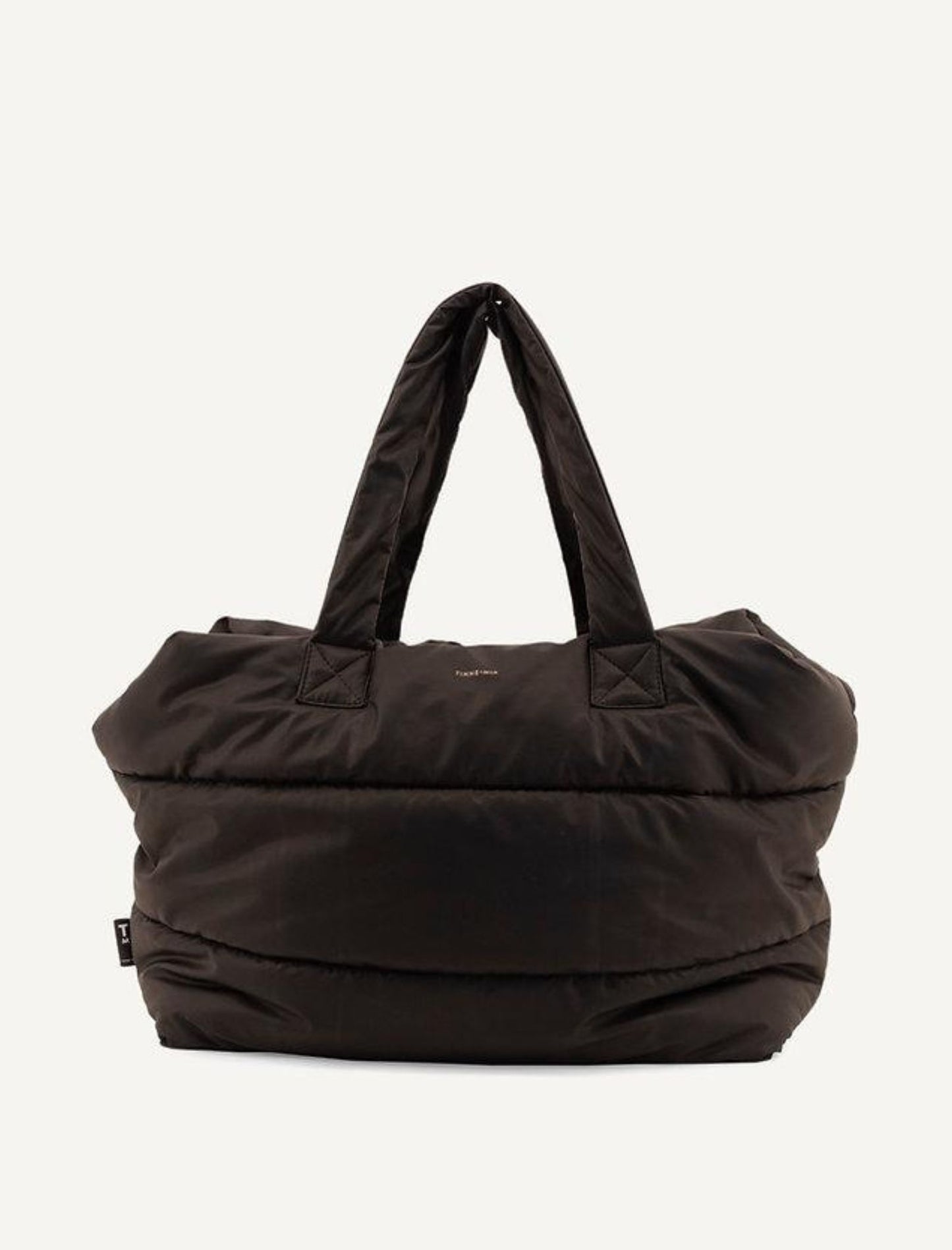 Bolsa fin de semana Camill Negro Big Puffy