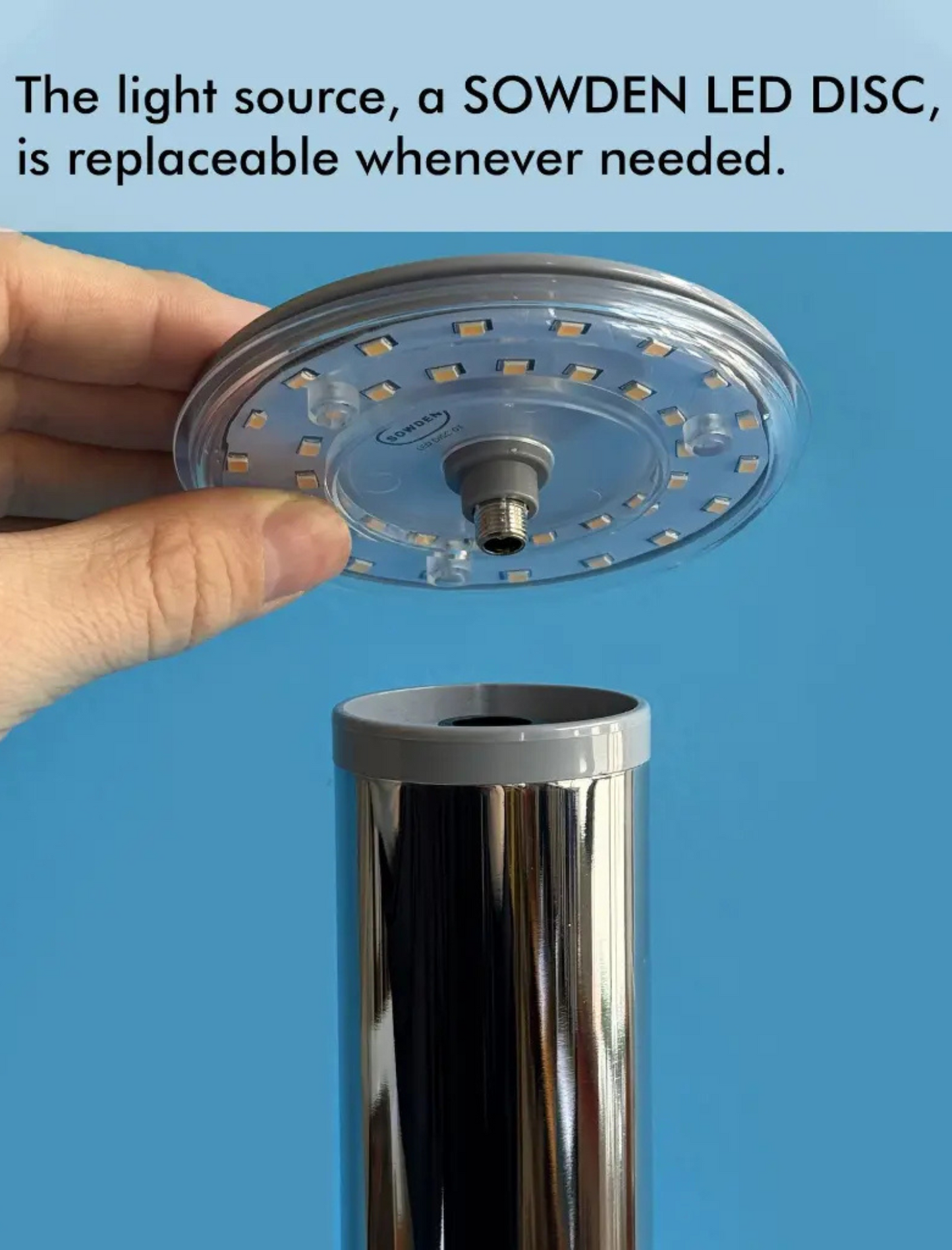 Lámpara portátil LED con batería recargable y USB – PL6