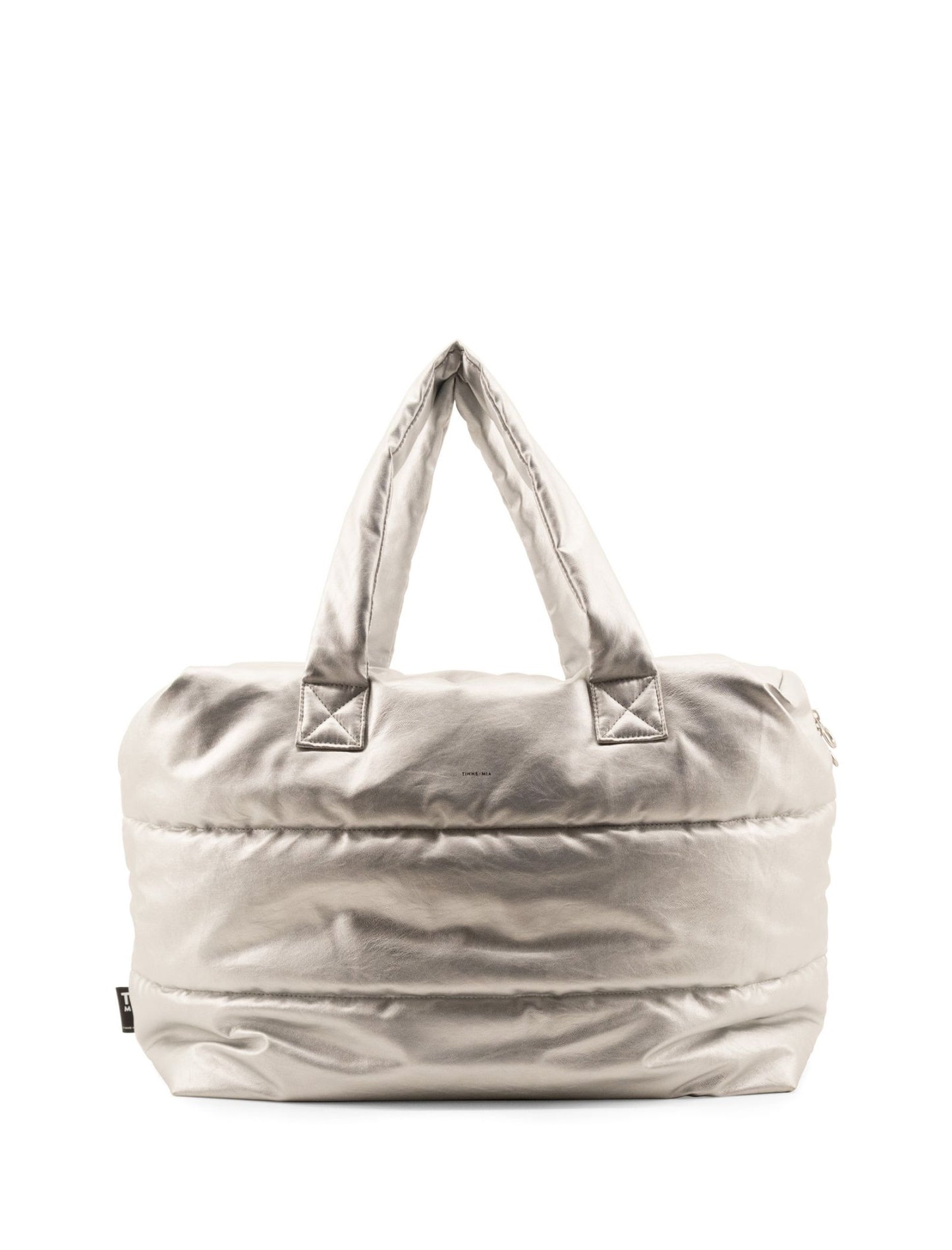 Bolsa fin de semana Camill Big Puffy Silver