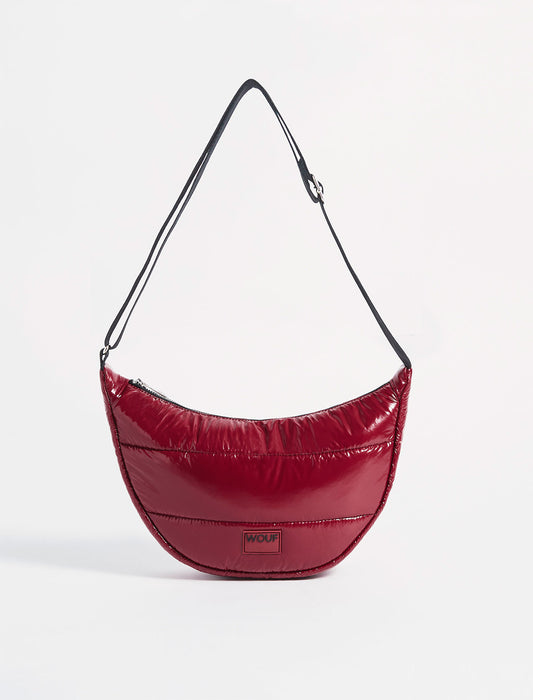 Bolso Banadolera Burgundy Glossy