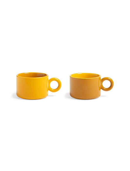 Taza Chiquito Ocre set de 2