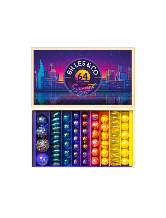 Juego de canicas Sunset City