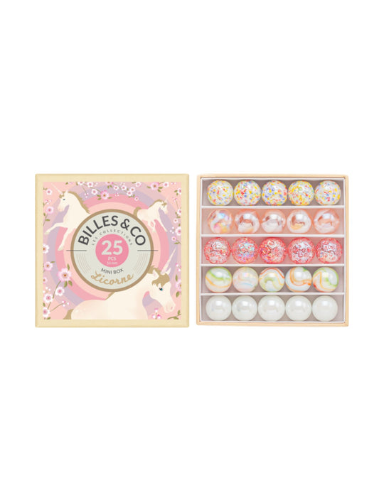 Juego de canicas Unicorn - Mini Box