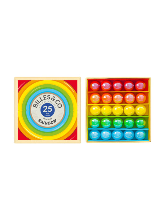Juego de canicas Rainbow - Mini Box