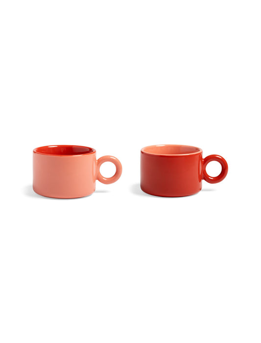 Taza Chiquito Roja set de 2