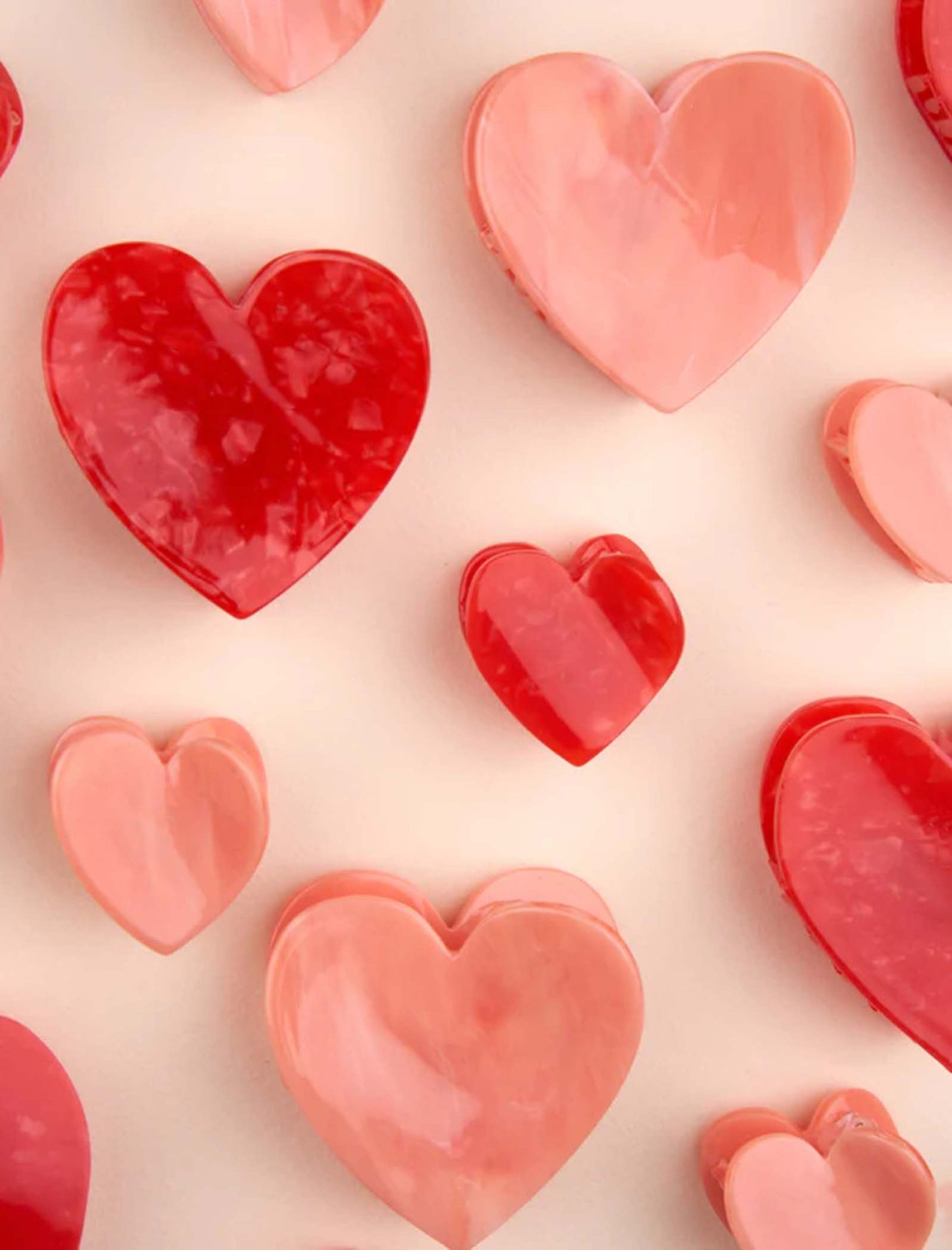 Pinza para el pelo Corazón Rojo