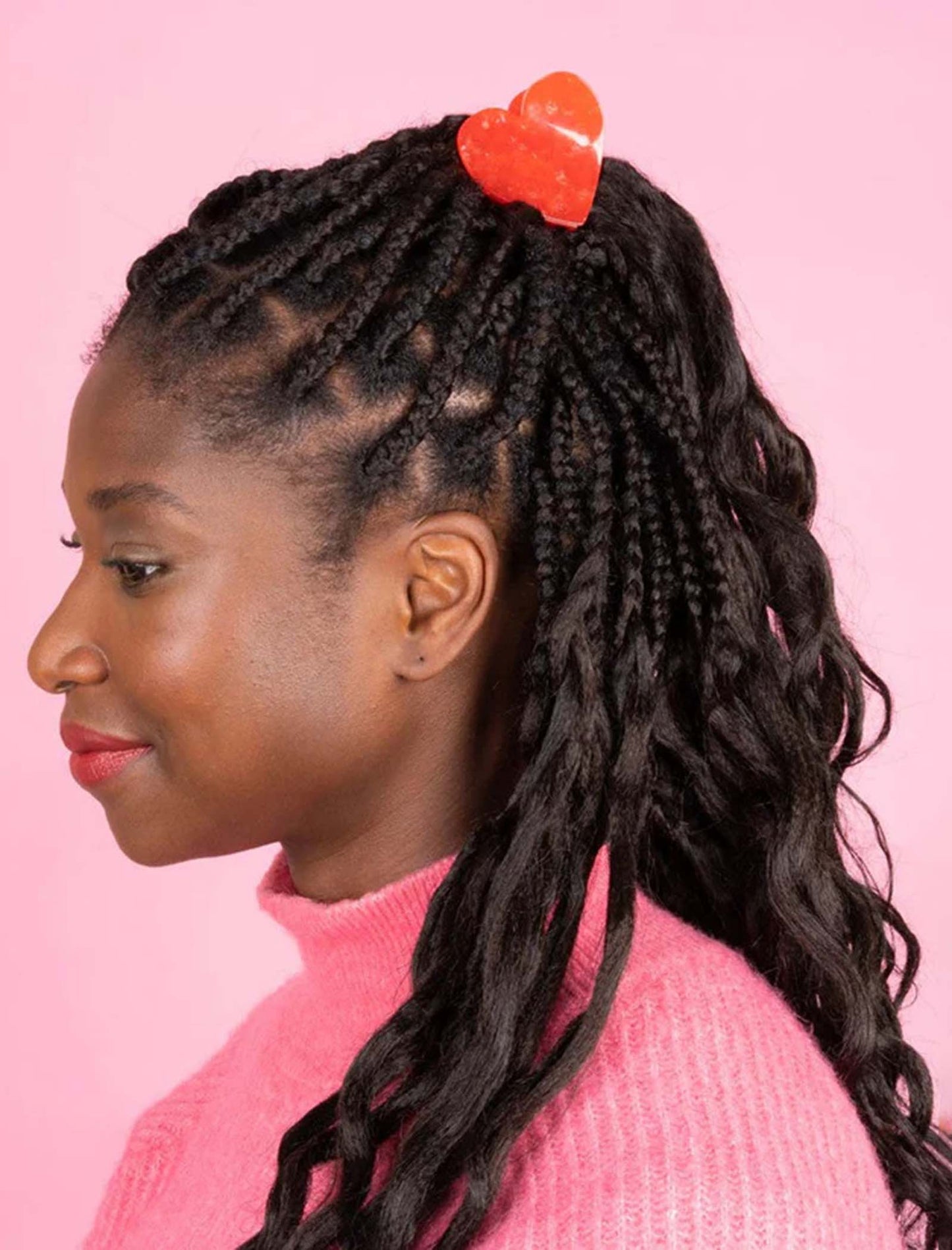 Pinza para el pelo Corazón Rojo