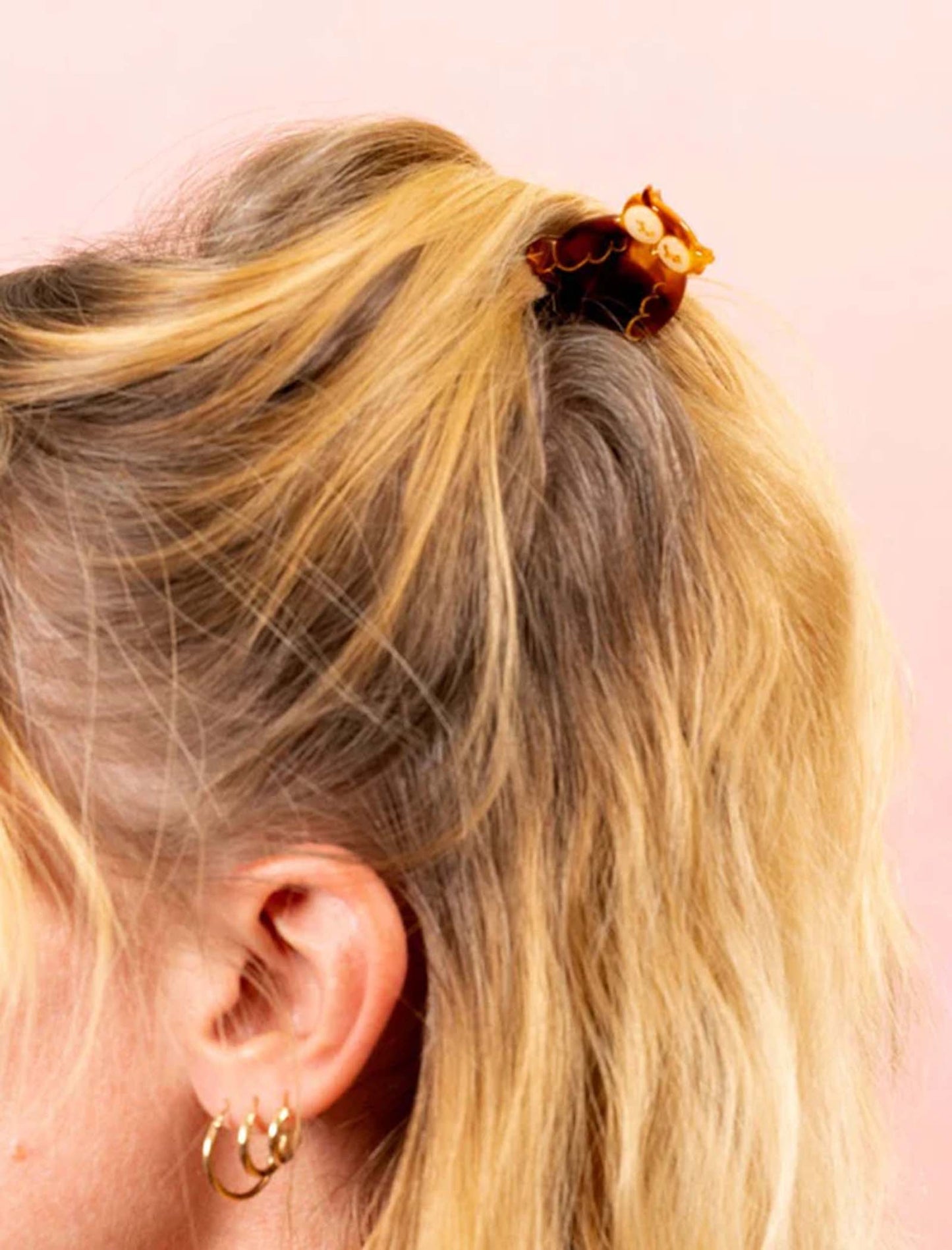 Mini pinza para el pelo Búho