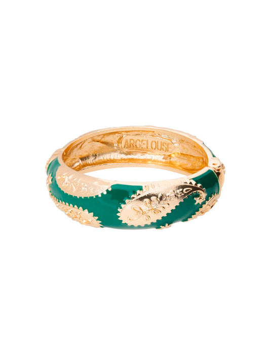 Pulsera Amok Cachemire Esmeralda