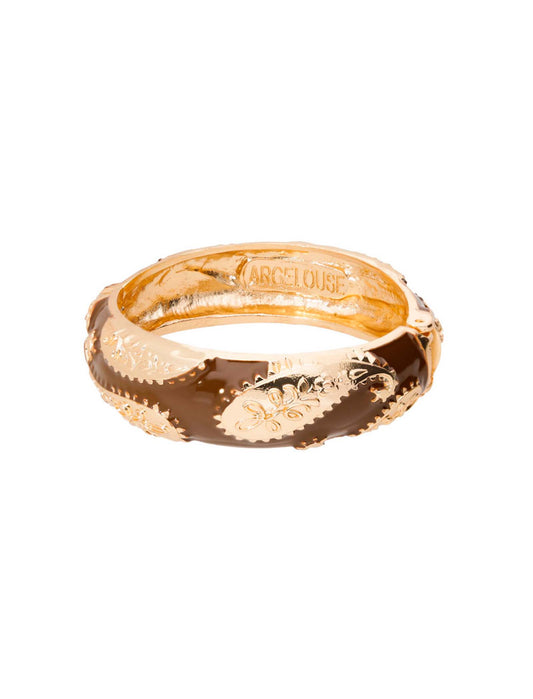 Pulsera Amok Cachemire Tierra de Siena