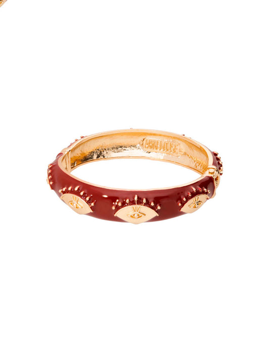 Pulsera ojo Amonk Burdeos