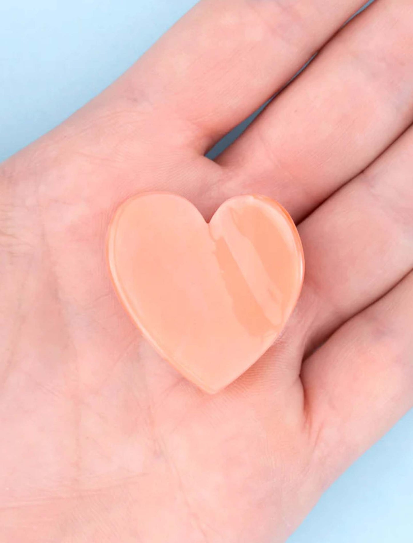Mini pinza para el pelo Corazón rosa