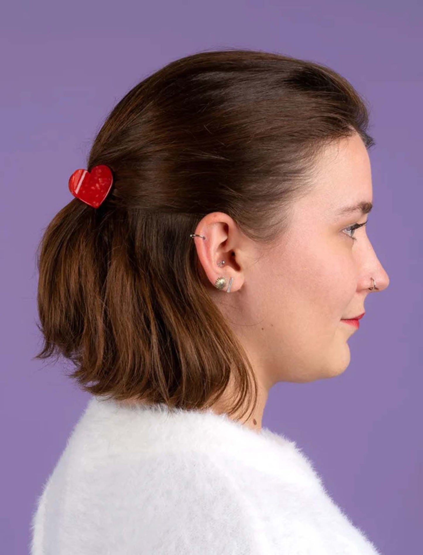 Mini pinza para el pelo Corazón