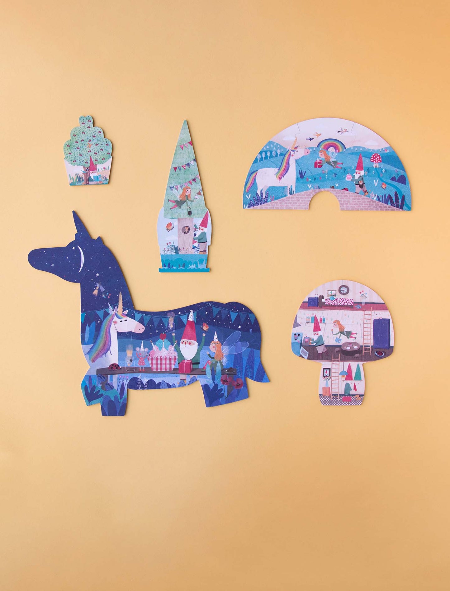 Happy birthday unicorn puzzle